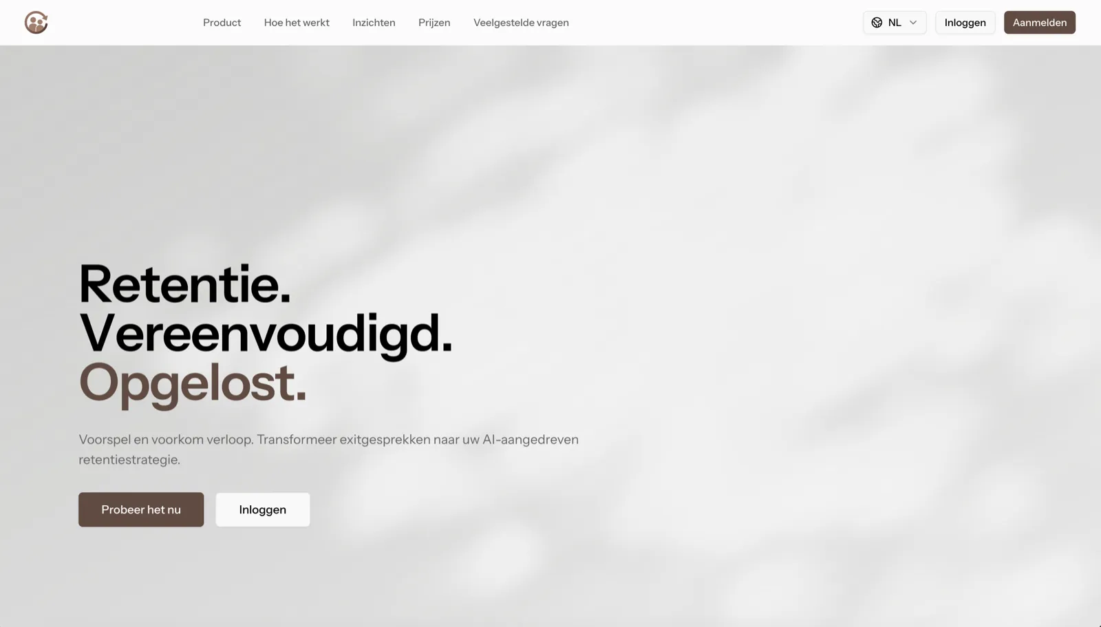 Iterum — screenshot van het exit-interview platform
